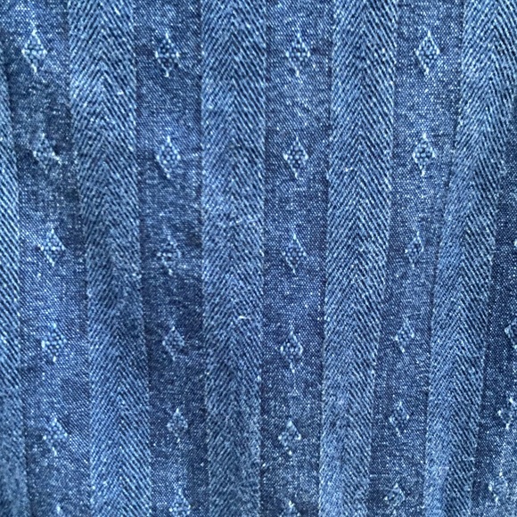 Vintage Laura Ashley Jumper Pinafore Dress Denim Size 10 (fits like an 8) - Picture 4 of 10